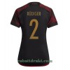 Tyskland Antonio Rudiger 2 Borte VM 2022 - Dame Fotballdrakt